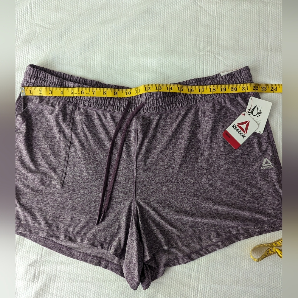 Reebok Size 3XL Womens Purple Cross Fit Running Shorts. - Picture 4 of 7